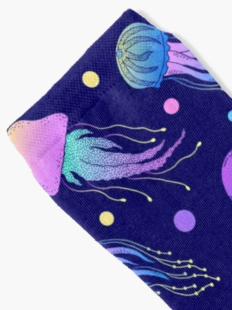 Неоновые красочные морские животные океанские медузы рыбы носки для спортзала