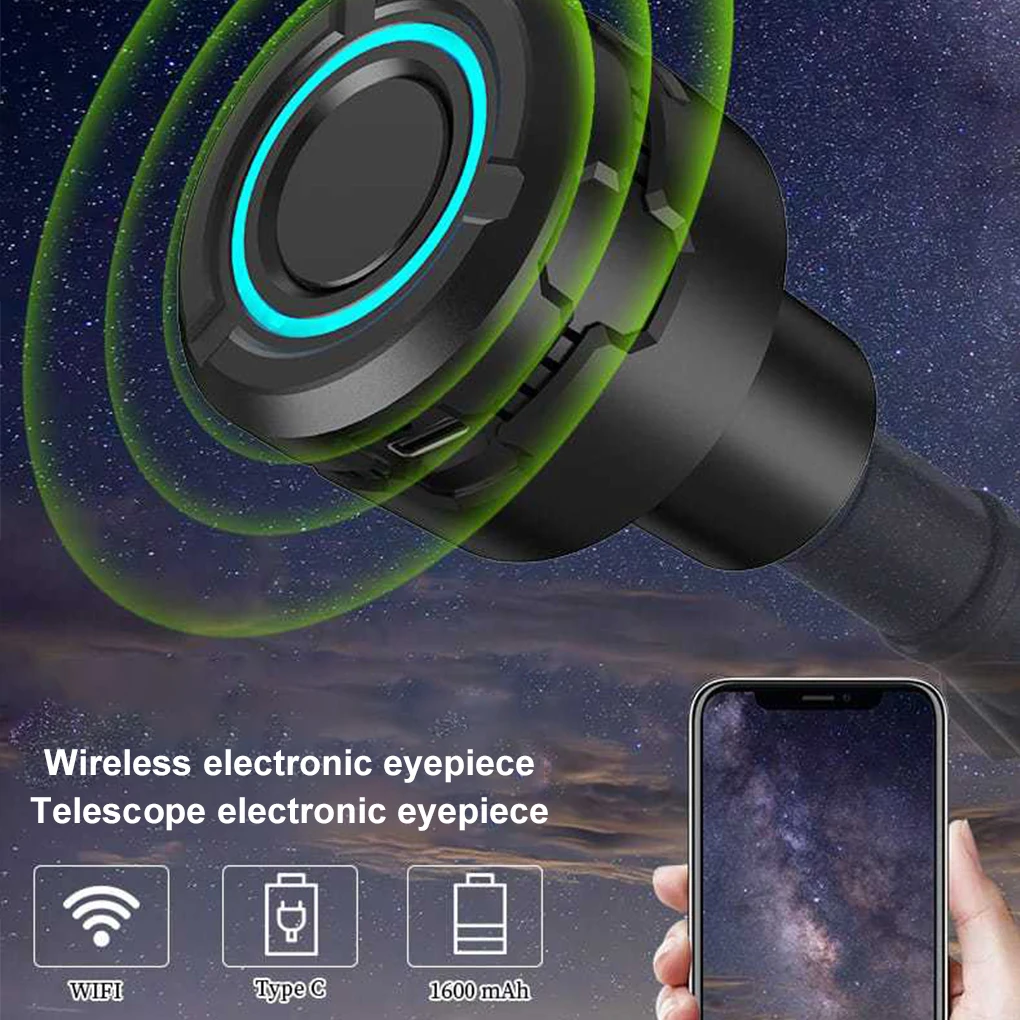 Фото Модернизированный 4K HD WIFI электронный окуляр астрономический телескоп камера 5 миллионов пикселей полноцветный телескоп для наблюдения за птицами №4
