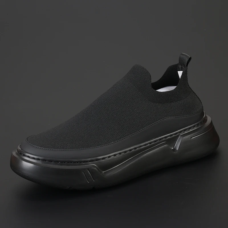 

Туфли мужские на толстой подошве, Повседневная дышащая сетчатая обувь в британском стиле, для отдыха, для путешествий, в Корейском стиле