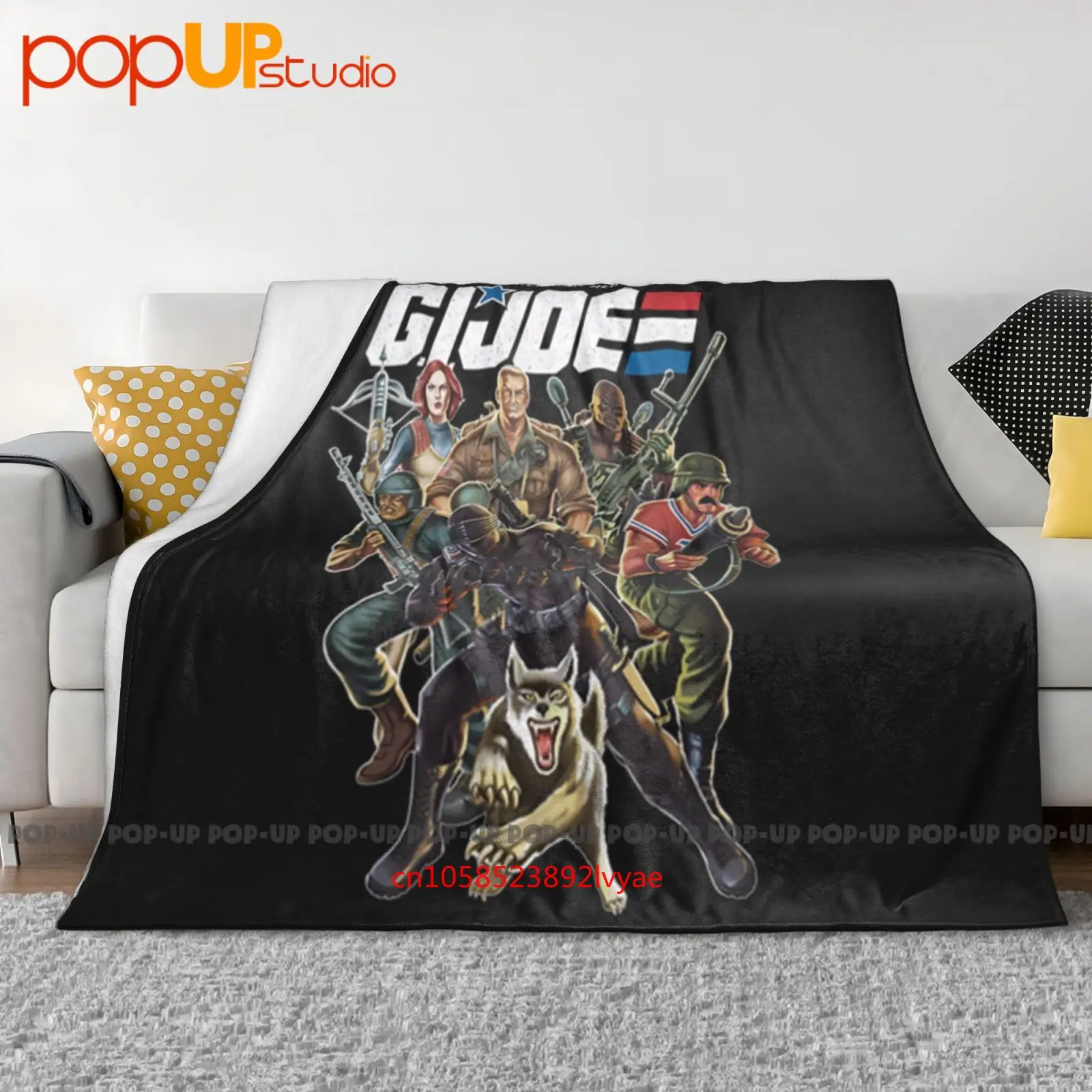 Фото Ультра-мягкое одеяло Distressed Real American Hero Gi Joe, зимнее одеяло, чехлы на диван, покрывала на кровать №1
