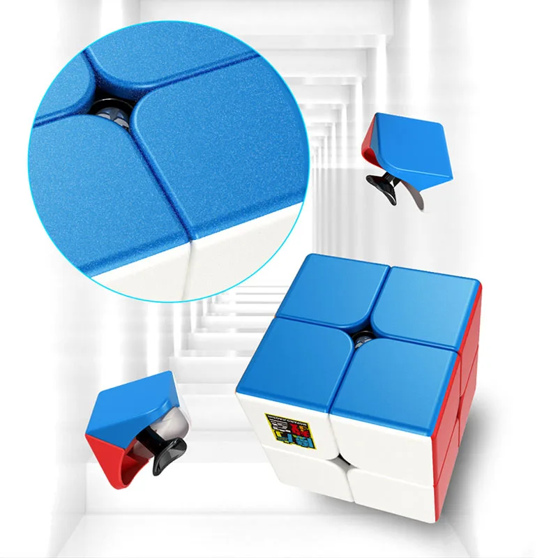 Обучающие игрушки 2x2x2 Мини карманный куб скоростной 2x2 магический