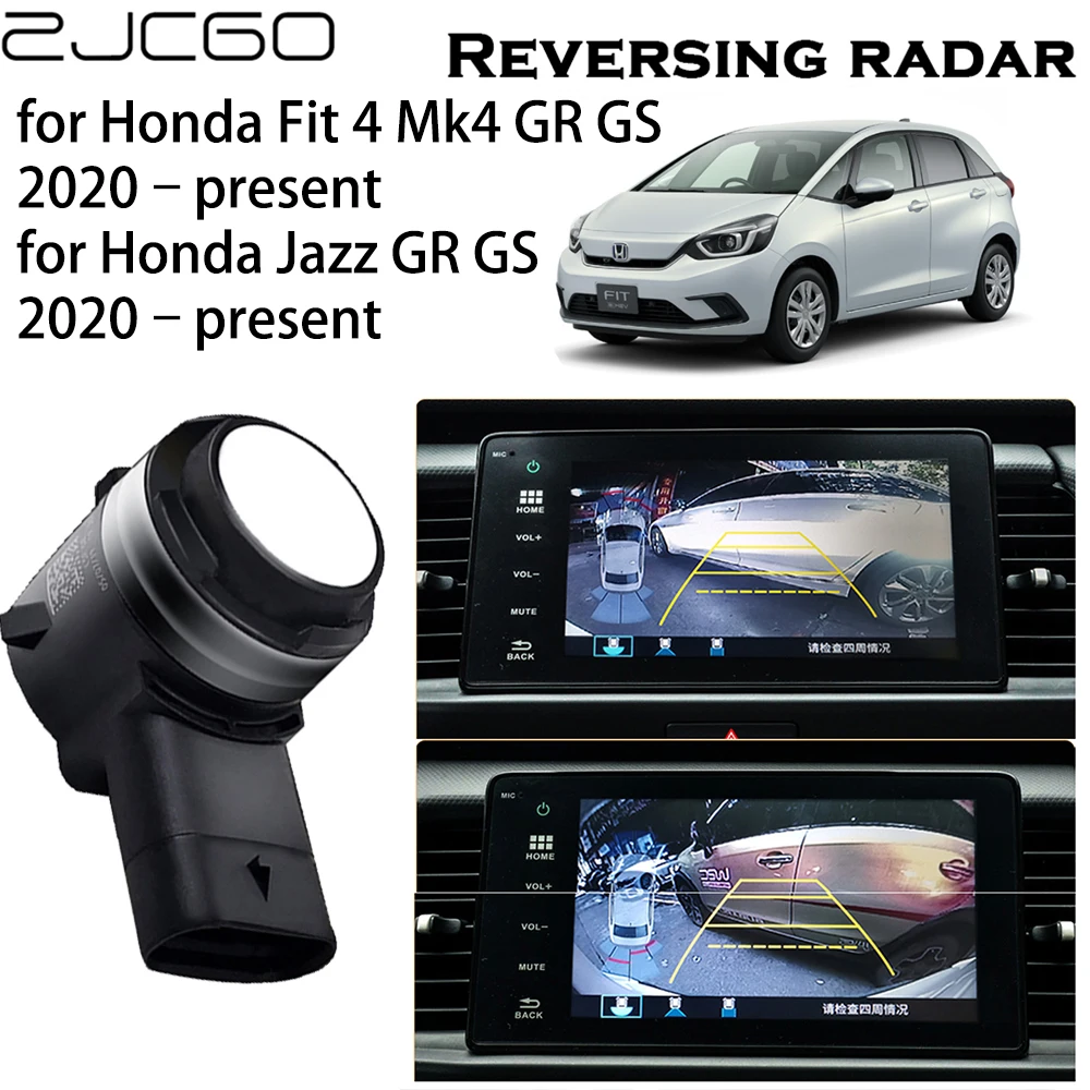 

ZJCGO Original Sensors Car Parking Sensor Assistance Backup Radar Buzzer System for Honda Fit 4 Mk4 Jazz GR GS 2020~2024