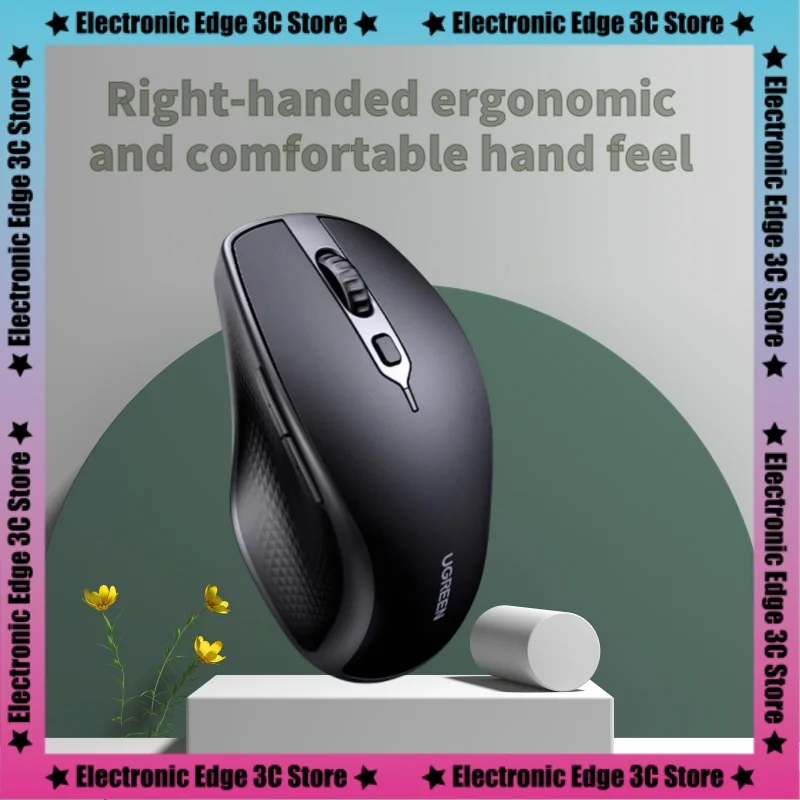 Новая беспроводная мышь Ugreen Bluetooth Mute 5 0 2 4 г 4000 точек на дюйм эргономичная