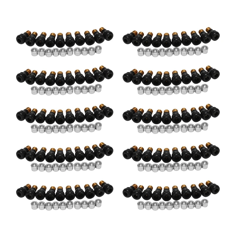 

100Pcs Electric Scooter Tubeless Tire Vacuum Valve Wheel Gas Valve for Xiaomi M365 Electric Scooter Accessories
