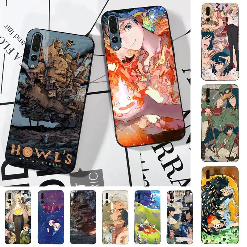 

Anime H-Howl's Moving C-Castle Phone Case For Huawei P 8 9 10 20 30 40 50 Pro Lite Psmart Honor 10 lite 70 Mate 20lite