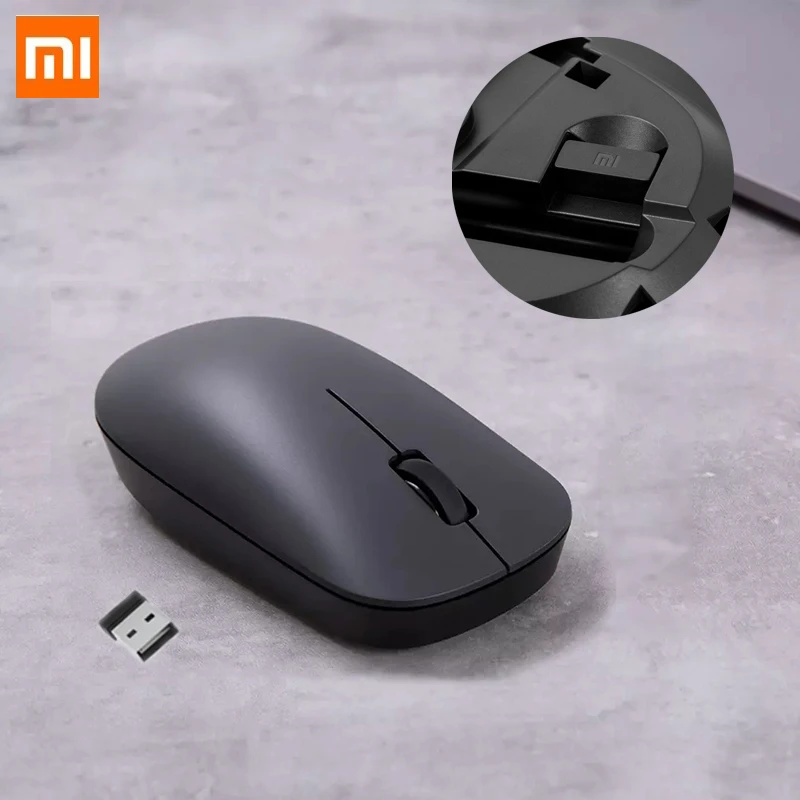 

Original Xiaomi Wireless Mouse lite Silent Office Mouse 2.4GHz USB Link Optical Mouse Mini Portable Gamer Mouse computer mouse