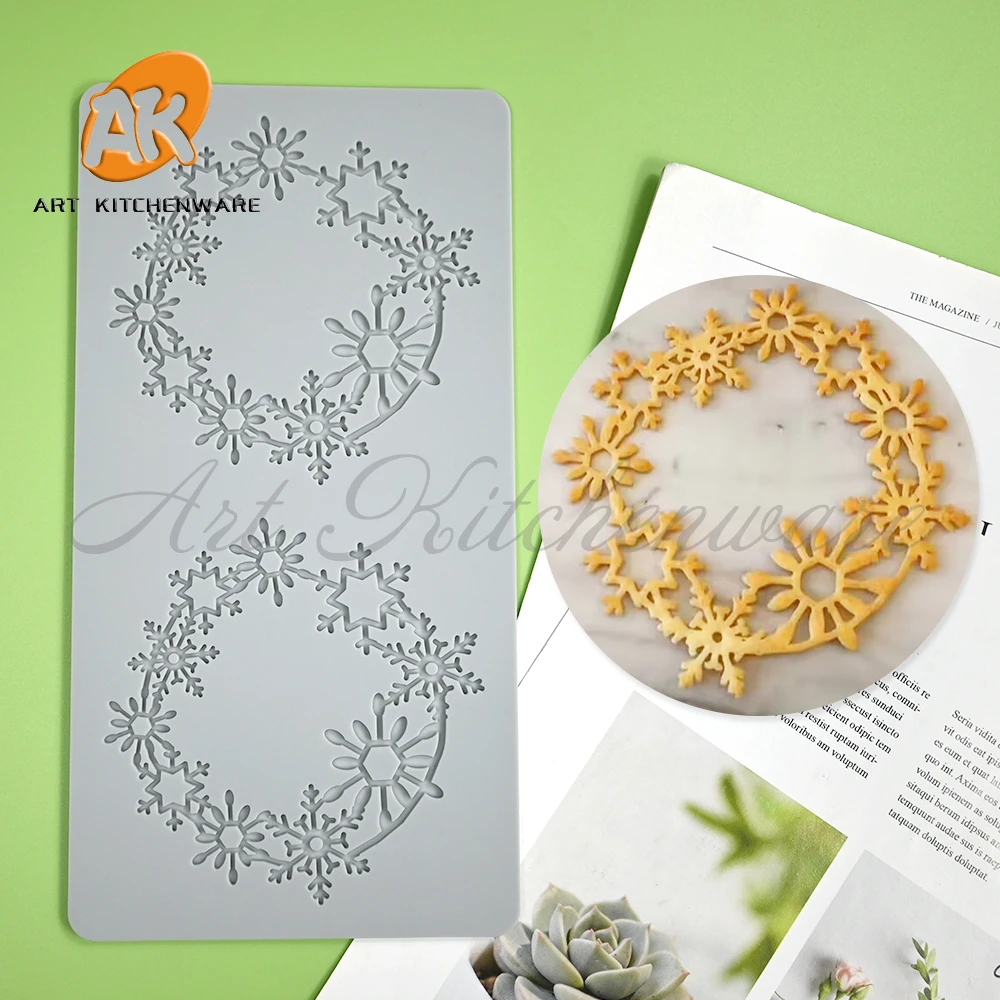 

Силиконовая форма для торта "Цветочный венок"