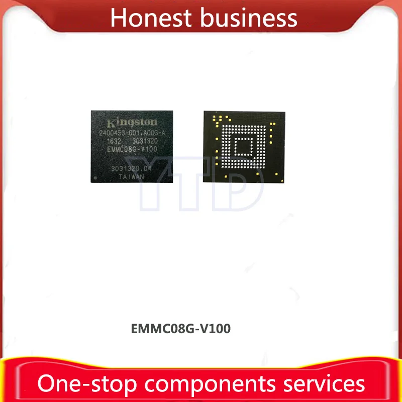 

Флэш-накопитель EMMC BGA 8G, 100% рабочий, 100% качество, EMMC08GV100