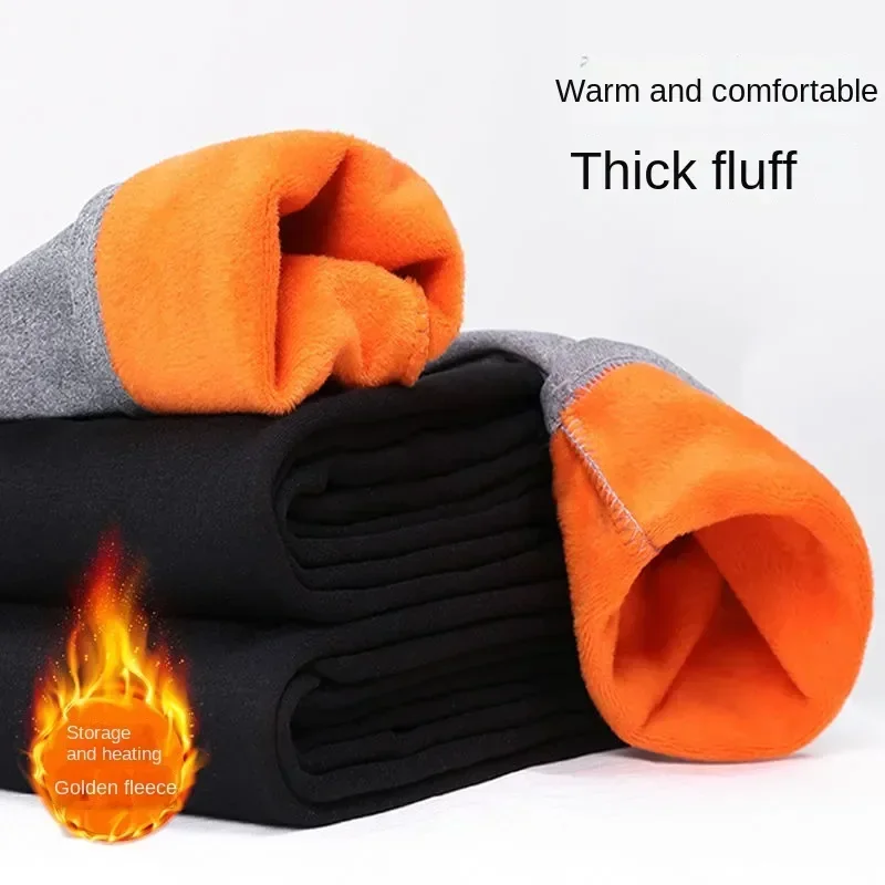 

Women's Cold And Men's Tops Long New O-neck Set Underwear Winter Suit Protection Thickening Thermal Johns Fleece Couple