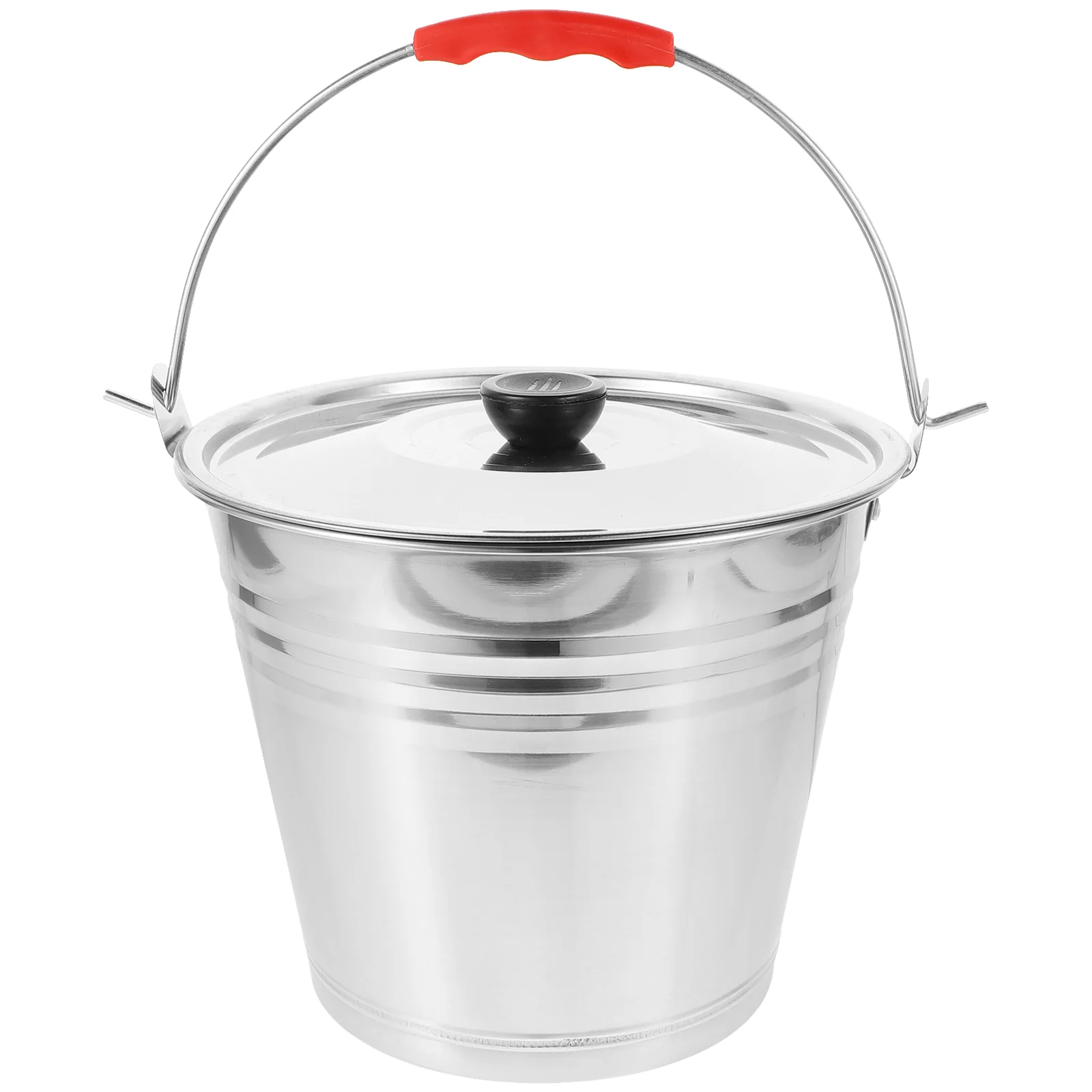 

Milk Bucket Large Outdoor Trash Can Durable Cleaning Multi-purpose Thickened Pail Stainless Steel Pasture Storage Premium Child