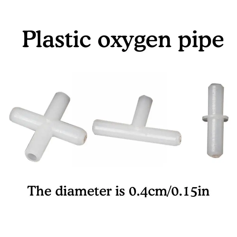 

1pcs PP Hose Tee Connector Four WayAquarium Fish Tank Connectors Hose Water Garden Aerator Air Pump Fittings Z3D2