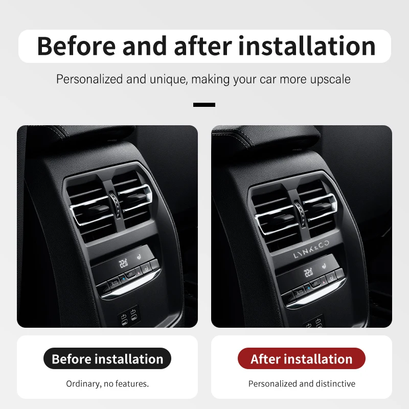 Металлическая наклейка дневная автомобильные аксессуары для LYNK &amp CO 01 05 03 09 02 04 06