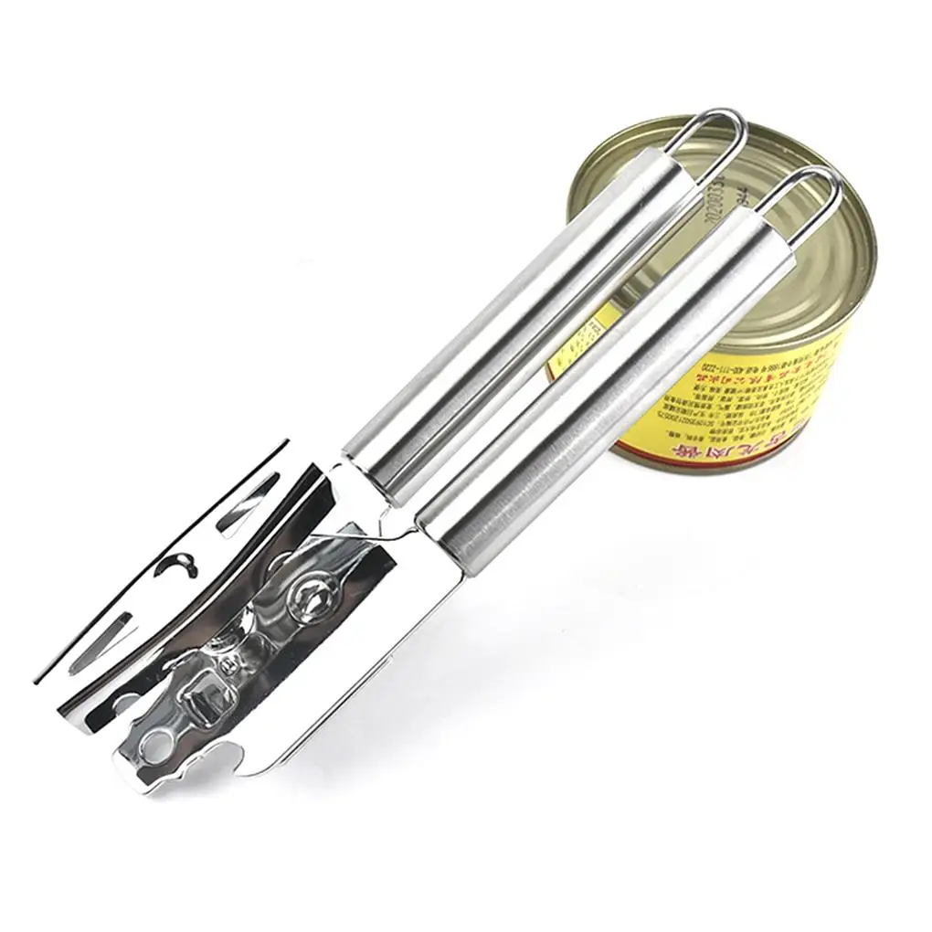 

Hot Sale High Quality Stainless Steel Can Opener Multifunctional Major Open Canned Knife Kitchen Tools Bar Accessories