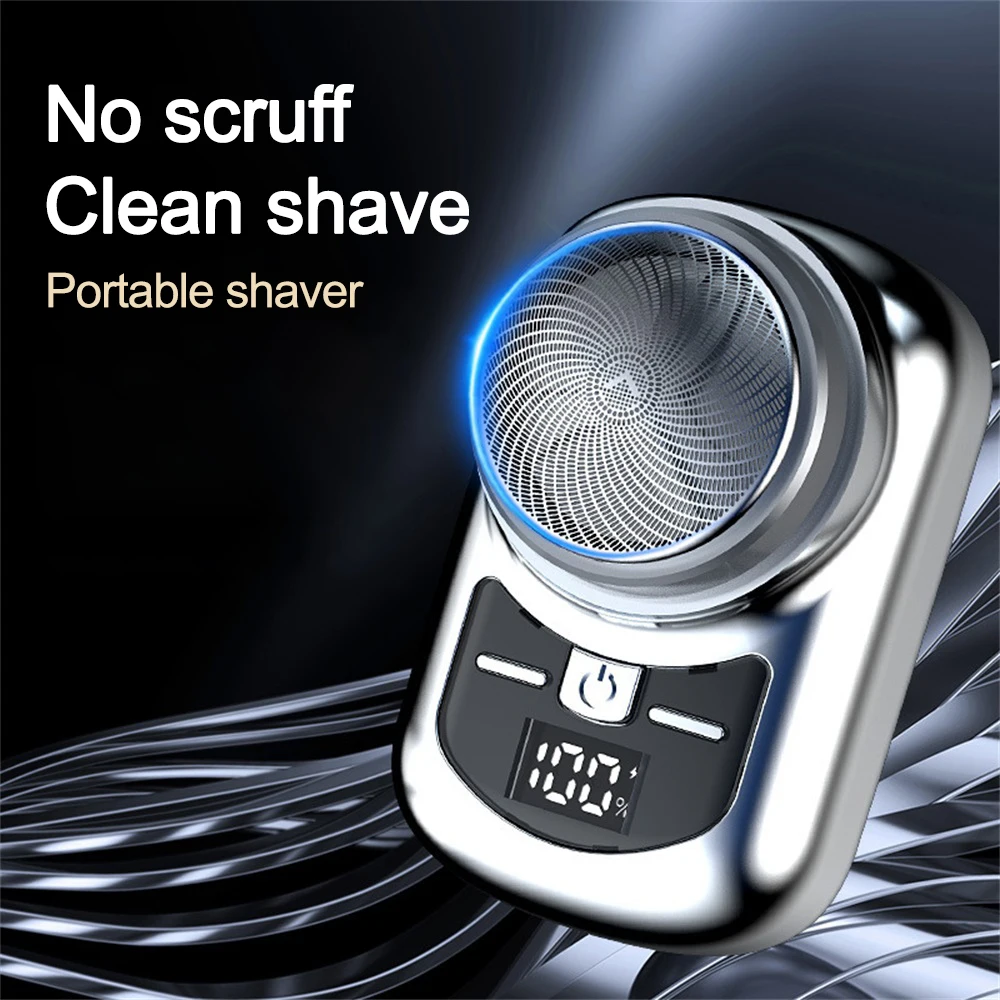 For Men Pocket Size Portable Travel Car Home Razor Rechargeable Cordless Shave Face Beard Razor