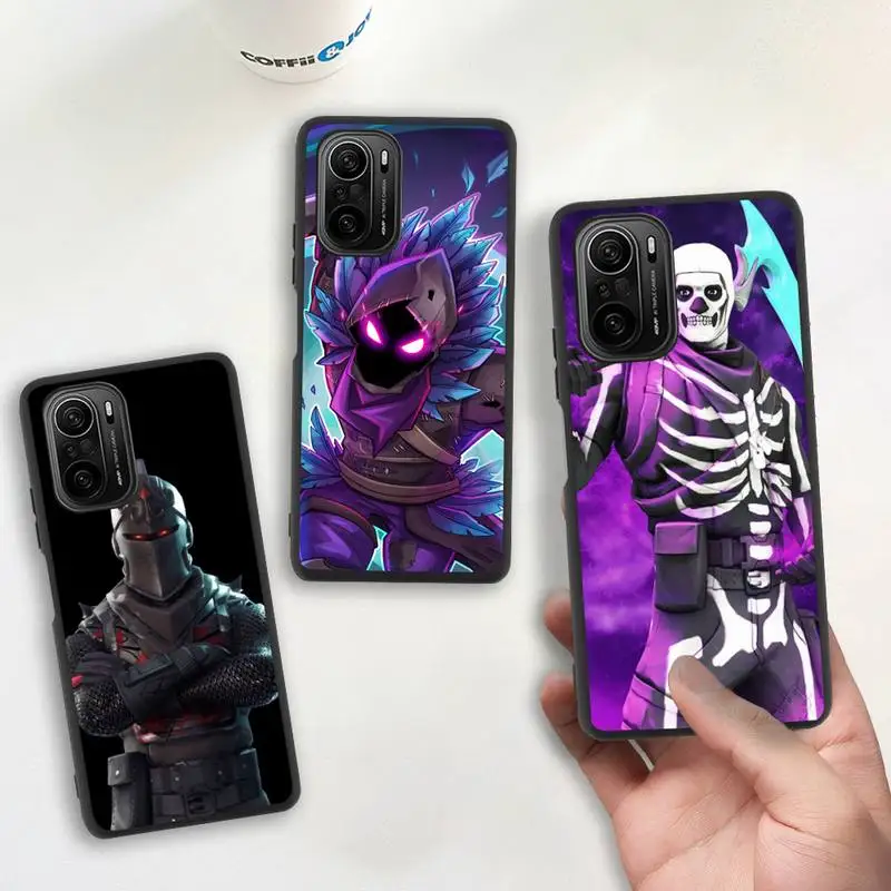 

Cartoon Battle Royales Fortnites Phone Case for Redmi 9A 8A Note 11 10 9 8 8T Redmi 9 K20 K30 K40 Pro Max Silicone soft Cover