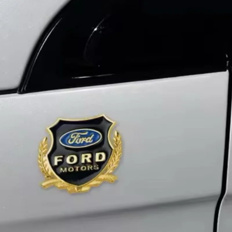 2 шт. металлические эмблемы с пшеничными ушками декоративная наклейка на боковое