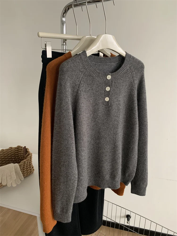 Пуловер MOOIRUE APPAREL шерстяной с мехом кролика для женщин