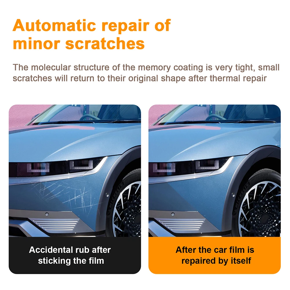 Для Hyundai IONIQ 5 Автомобильная внешняя PPF Защитная пленка для краски 2022 2023 ТПУ