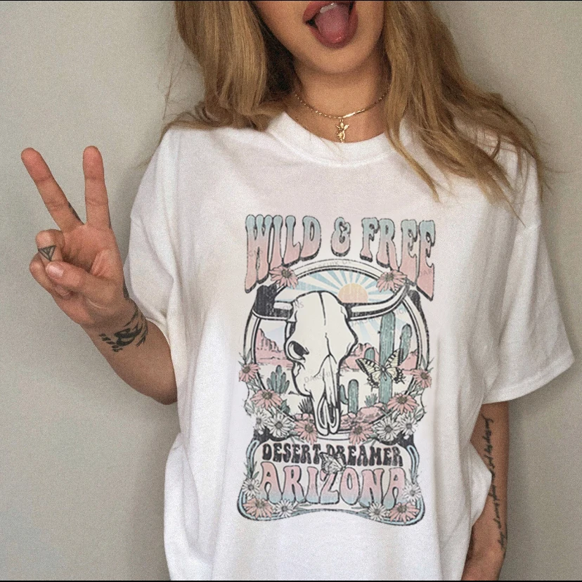 

Christmas Cartoon Print Ladies T Shirt Short Sleeve Winter Loose T Shirt Casual Happy New Year Christmas White Plus Size T Shirt