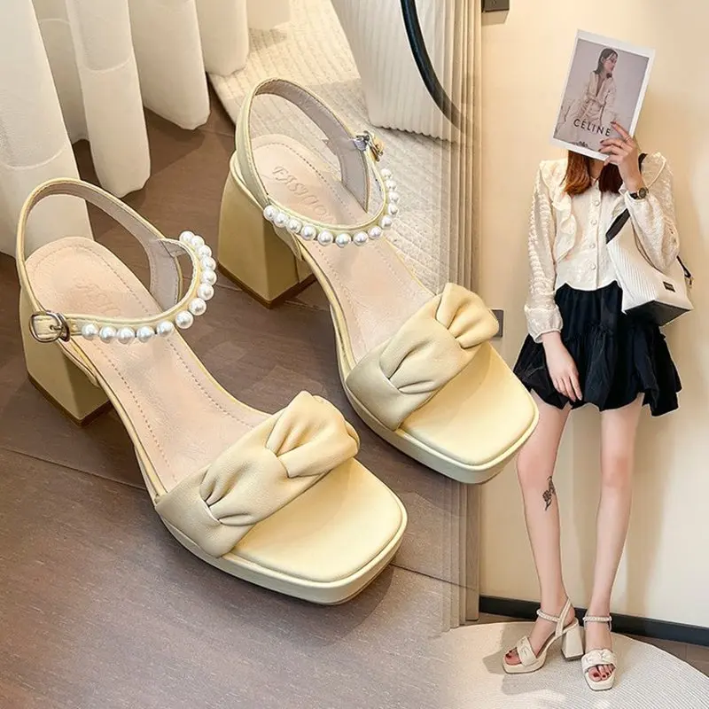 

Women Elegant Wedges Sandals Shoes Summer Pumps Platform Sandal Roman Wedges Crystal Peep Toe Sandals Sandali Donna Eleganti