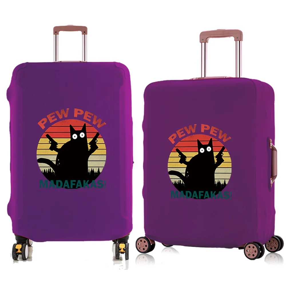 Travel Suitcase Cover Pew Pattern Foldable Elastic Travel Luggage Protective Case for 18
