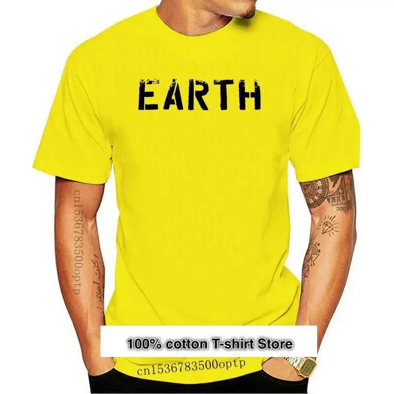 

Camiseta negra autentica для мужчин, ropa de s a 3XL, Quinn young Earth, compromiso