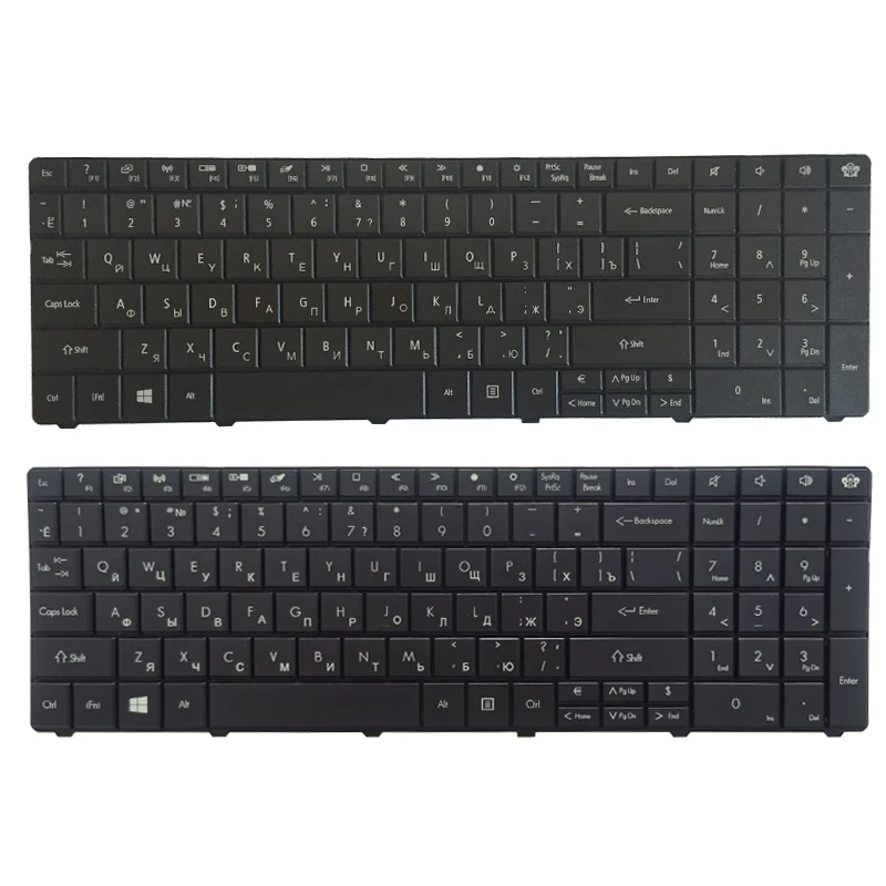 Russo ru Teclado do Laptop Novo para o Sino Keystone Easynote Ne71b Q5wtc Z5wt1 V5wt2 Z5wt3 Z5wtc F4036 le Eg70 Eg70bz New90 New95