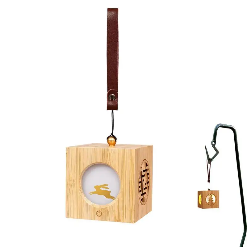 

Рождественский ночник, Подвесной деревянный куб, Ночной светильник, декор вечерние с USB-кабелем, портативный светодиодный Настольный свети...