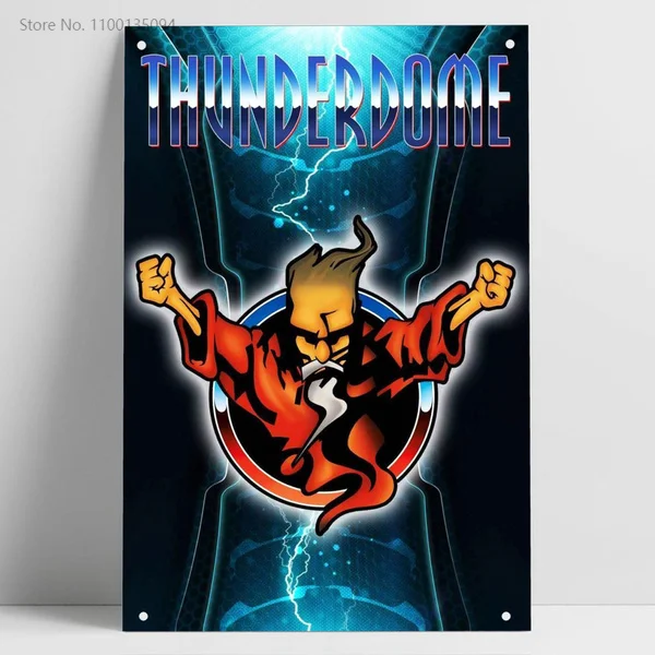 

Thunderdome Metal Tin Sign Wall Decors Shop Pub Bar
