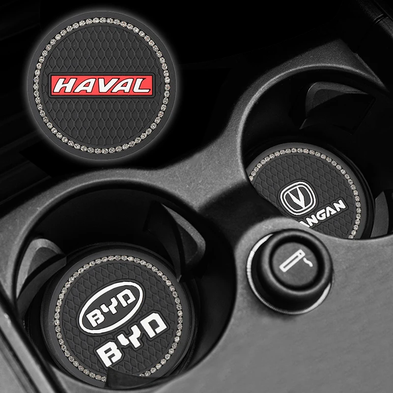 Автомобильная противоскользящая резиновая подставка под стакан для Nissan Tiida Qashqai