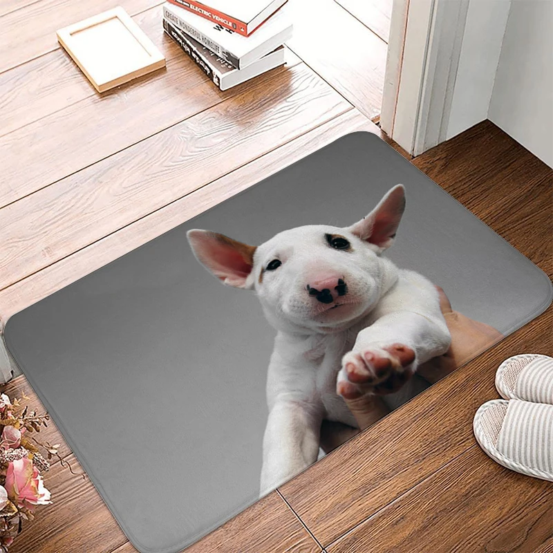 

Коврик Bull Terrier, ковер для гостиной, коврики для ванной, Дизайнерский ковер для входа в дом и кухню, нескользящий Придверный коврик, коврики для ног, молитвенный пол