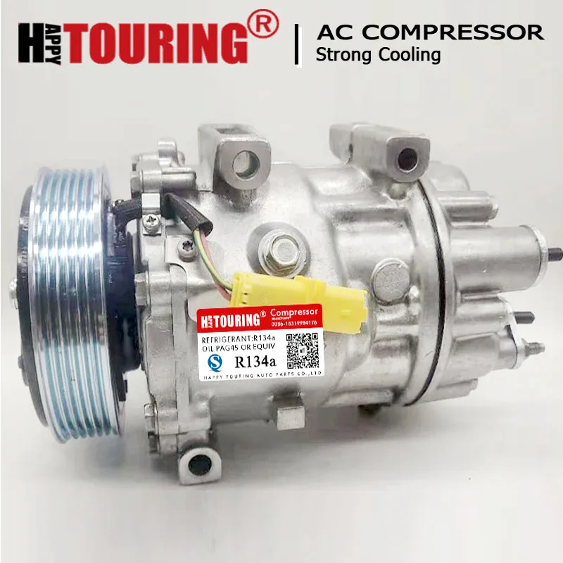 

Компрессор переменного тока SD7V16 для Citroen C8 JUMPY PEUGEOT 807 EXPERT 6453TA 6453TC 6453VC 6453VE 6453YW 6453YX 6453YY 6453YZ 648744