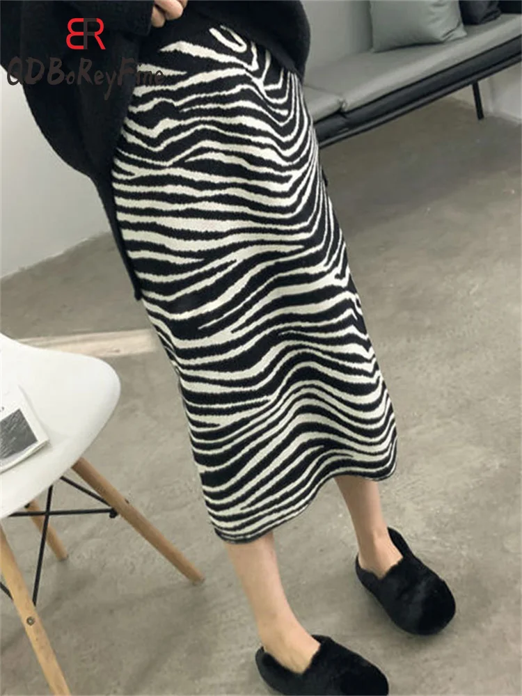Animal Print Ladies Skirt Female