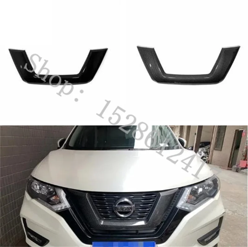 

For Nissan X-Trail XTrail T32/Rogue 2017 2018 2019 2020 2021 Car Front Engine Machine Grille Grid U center mesh Trim Parts