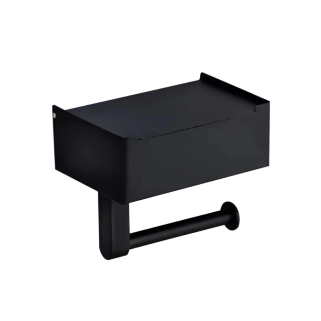 

Toilet Paper Holder with Shelf Flushable Wipes Dispenser and Storage for Bathroom Keep Your Wipes Out of Sight
