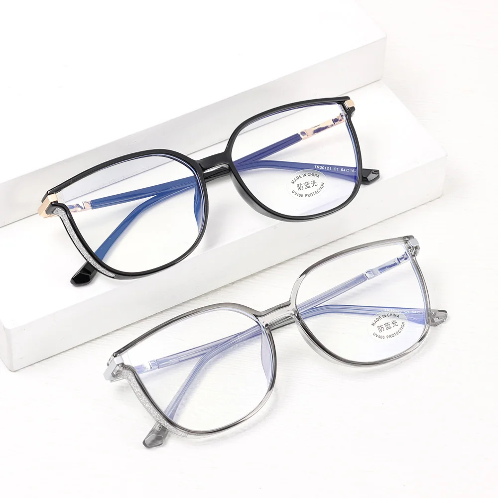 

Очки для компьютера TR90 для мужчин и женщин, модные очки с защитой от синего света, с полимерными линзами, с защитой от излучения