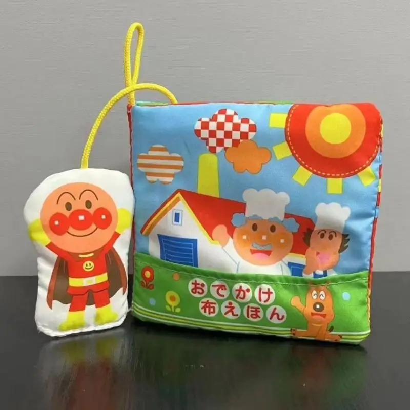 Kawaii аниме мультфильм Анпанман Байкинман тканевая книга с картинками