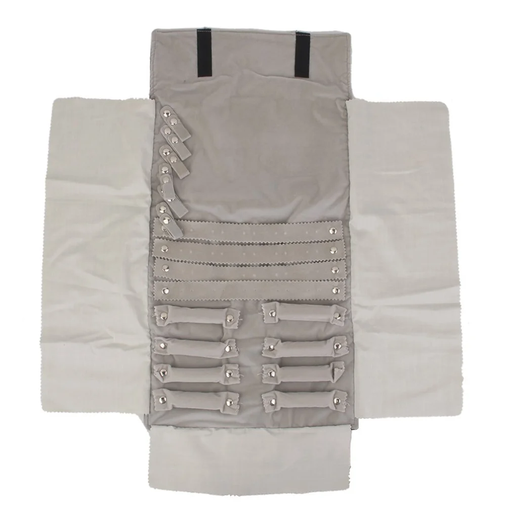 

Luxury Purpose Jewelry Roll Bag Storage Bag Earrings Necklace Roll Organizer
