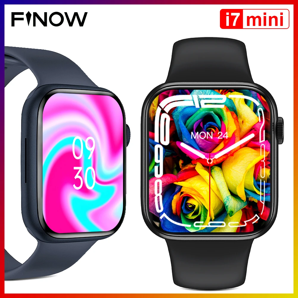 

Оригинальные Смарт-часы Finow I7Mini, 41 мм, серия IWO 7, женские Смарт-часы 1,62 дюйма с Bluetooth PK M16 mini