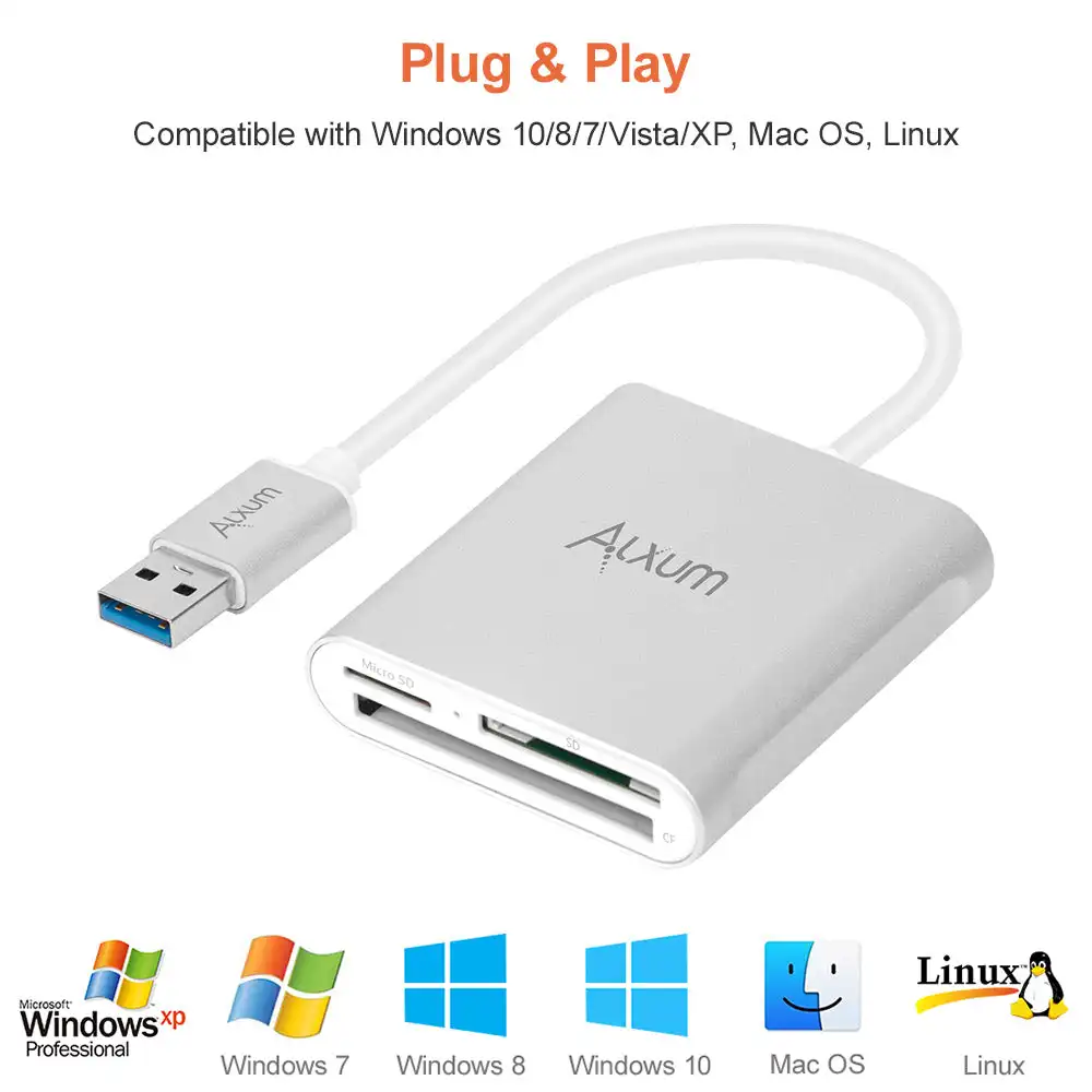 USB-кардридер ALXUM 3 в 1 устройство для чтения карт памяти с USB 0 на SD Micro CF |