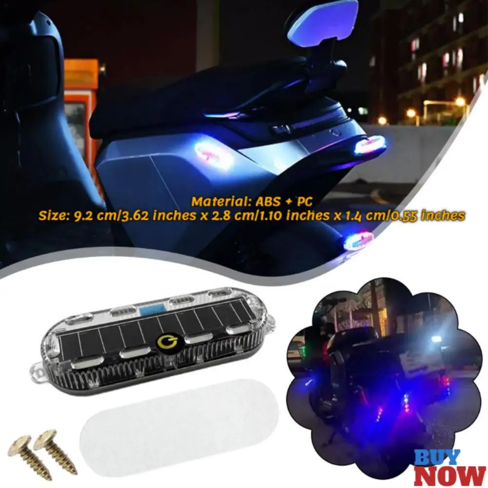 Солнечная мигающая сигнальная лампа аварийная автомобильный задний фонарь для