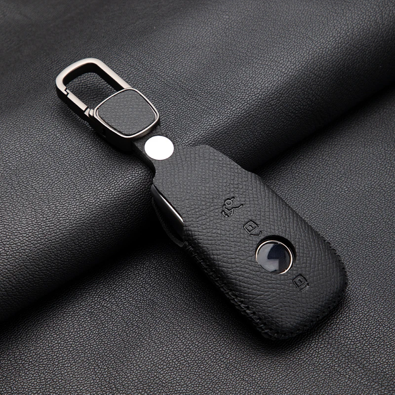 Подходит для Mercedes Benz EQE EQS Кожаный Автомобильный пульт дистанционного управления