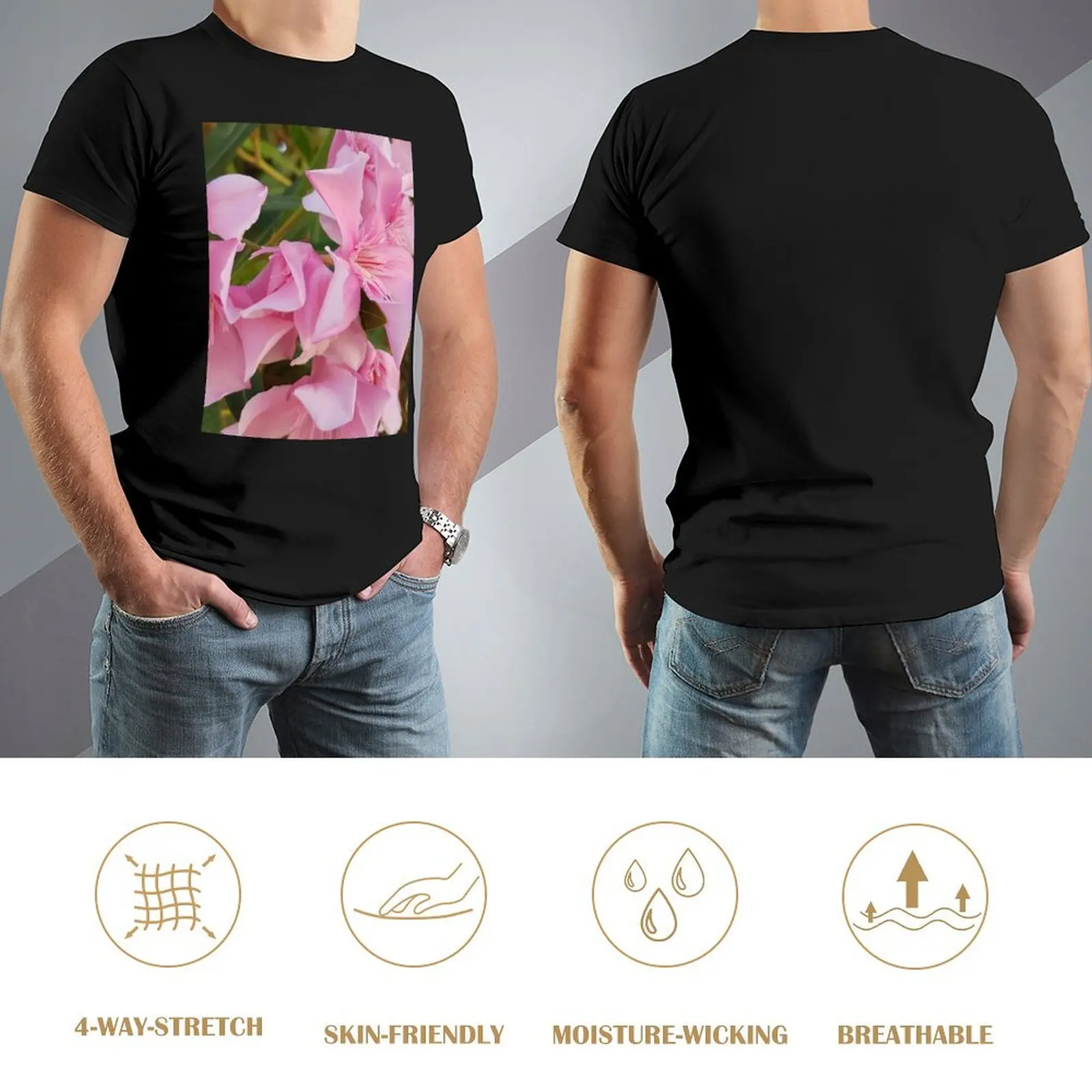 Colors of Crete 42 - футболка с розовыми цветами уличная одежда футболки рисунком мужская