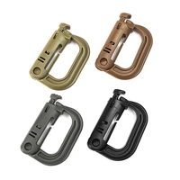 d ring hanging buckle hiking buckle keychain equipment buckle high strength light weight