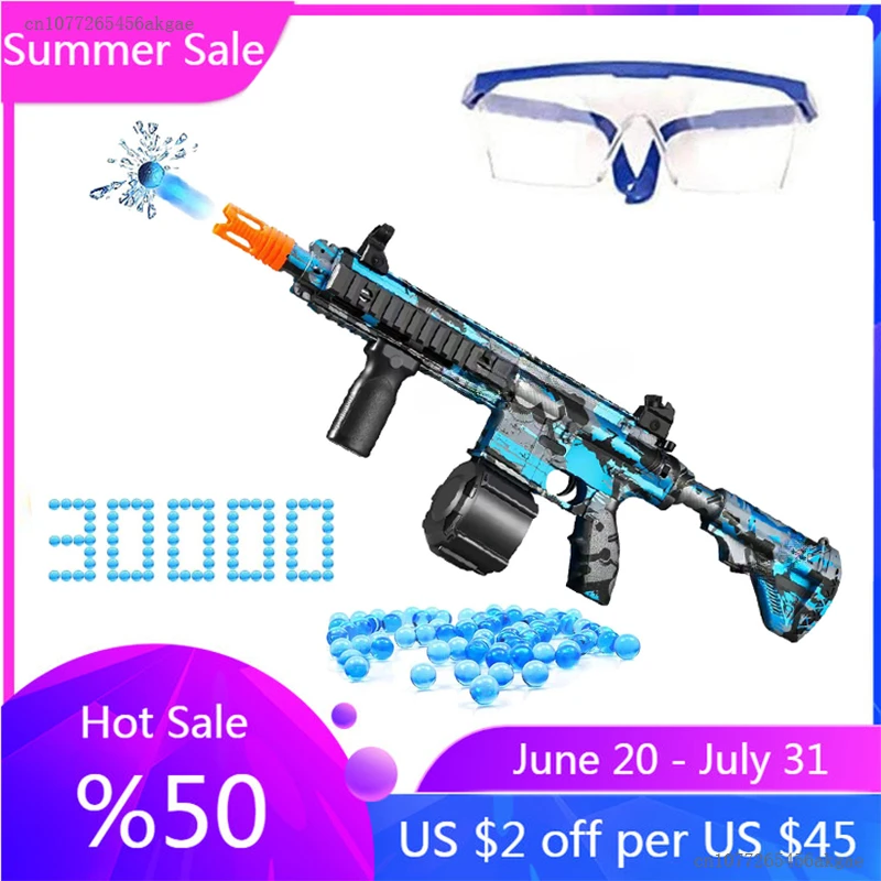 

1 Set Electric Gel Water Ball Toy Gun Blaster Pistol Weapon CS Fighting Soft Gel Blaster Gun Outdoor Game for Children Adult