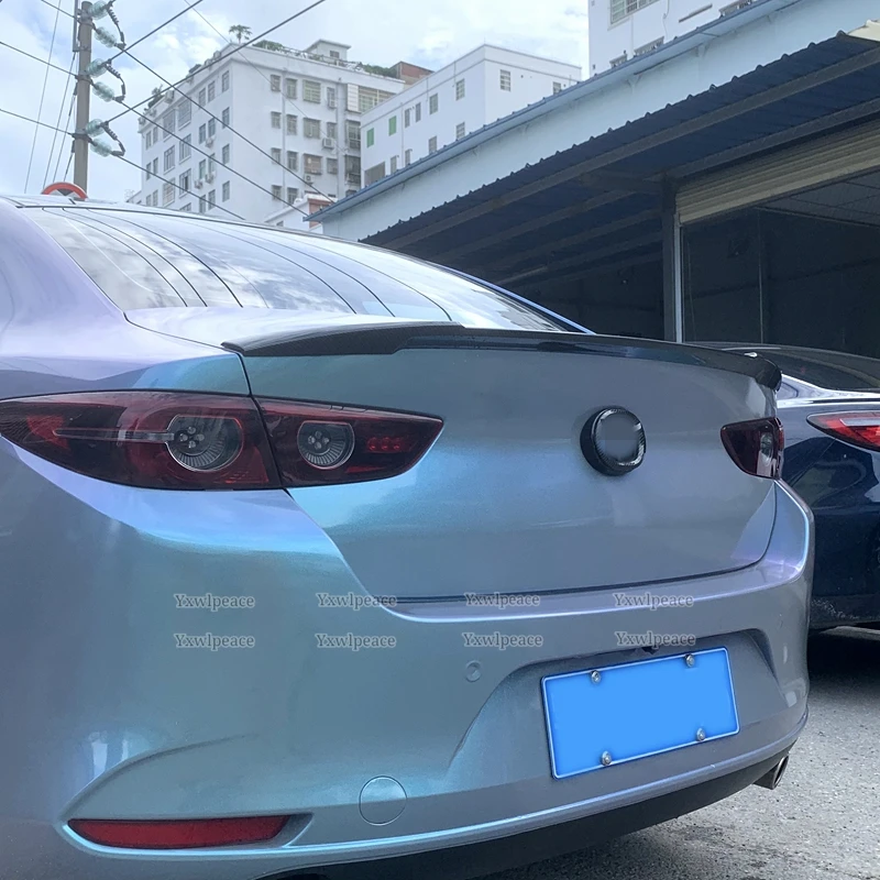 Высококачественный задний спойлер из АБС-пластика для Mazda 3 Axela Sedan 2019 2020 2021