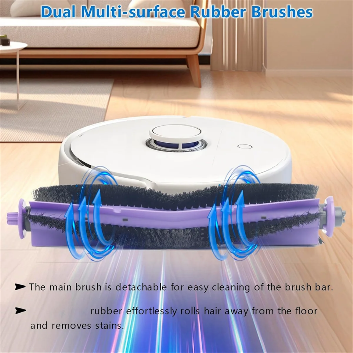 Для робота-пылесоса NARWAL Freo комплект запасных аксессуаров основная боковая щетка