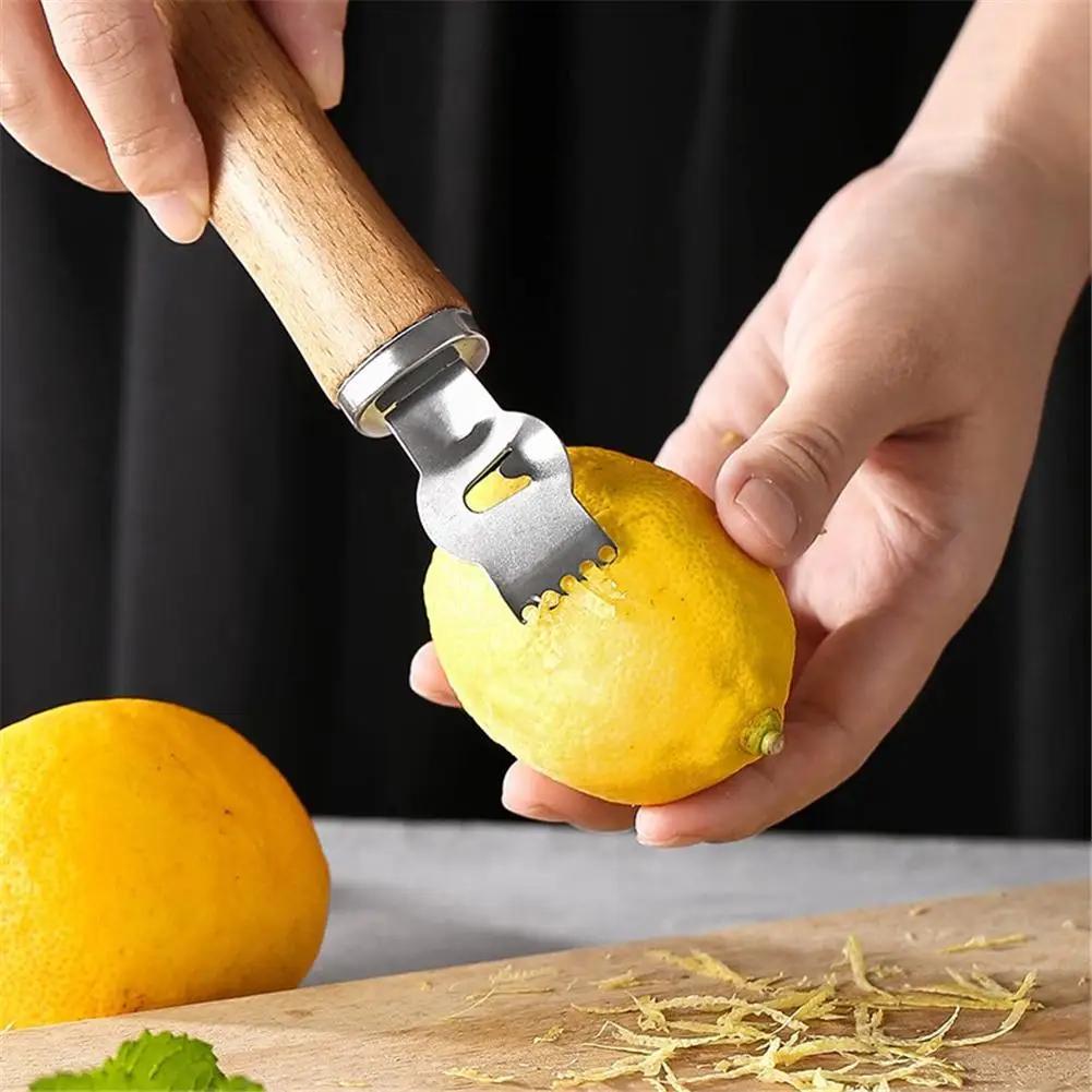 Измельчитель лимона из нержавеющей стали Zester оранжевая зернистая кухонная Терка