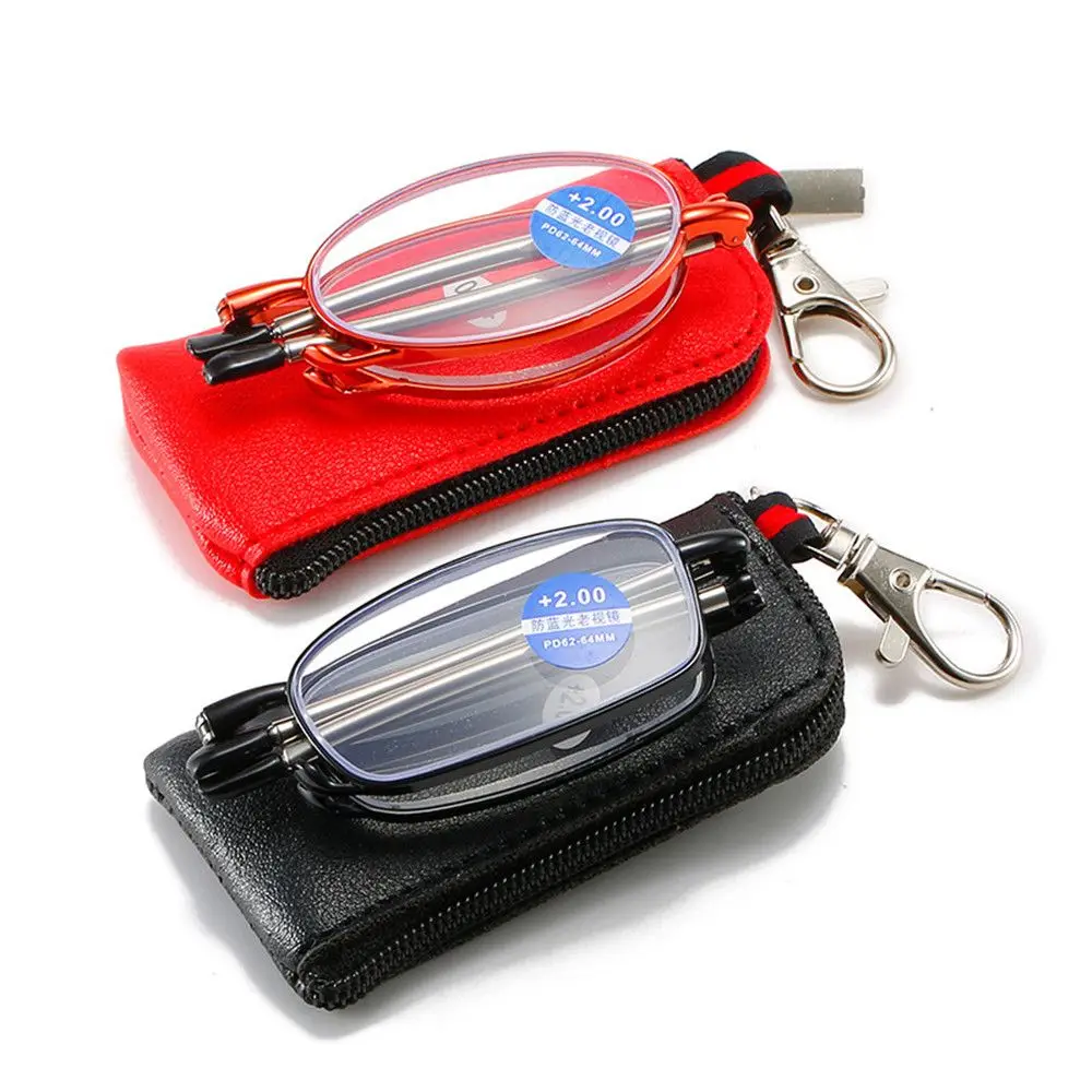 

1 PC Reading Glasses Unisex Ultralight Metal Frame Portable Presbyopic Eyeglasses High-definition Vision Care +1.0~+4.0