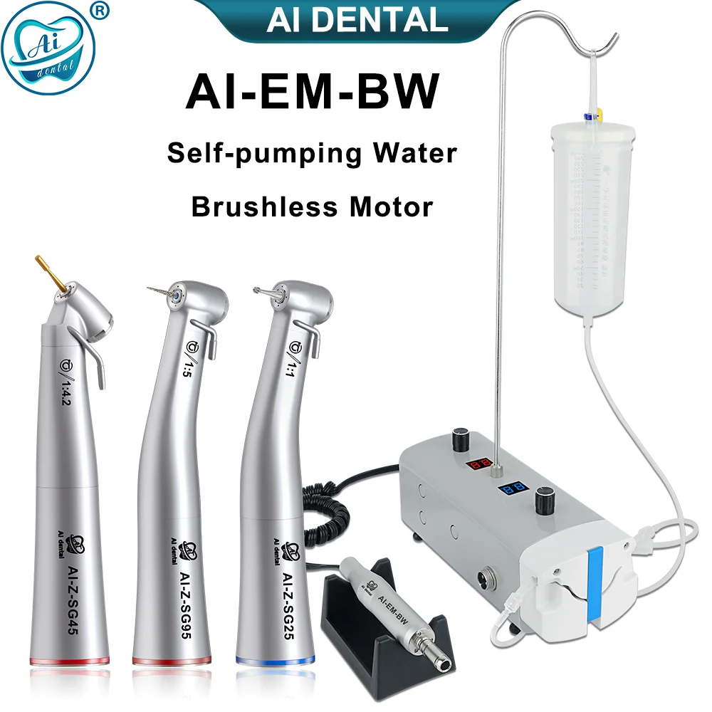 

AI-EM-BW Dental Implant motor self-water pumping inner water motor E-type equipment surgery instrument set without optic